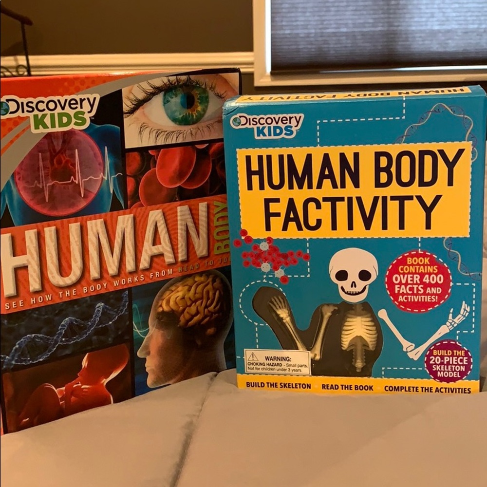 Discovery Kids Human Body book and kit